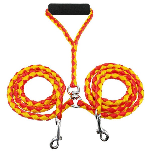One Drag Two Double-Head Braided Braid PP Round Rope Traction Rope
